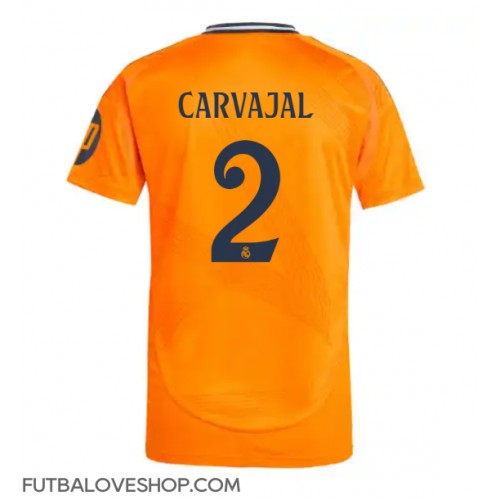 Dres Real Madrid Daniel Carvajal #2 Preč 2024-25 Krátky Rukáv